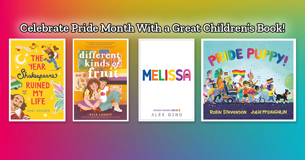 Image displays four LGBTQ children's books